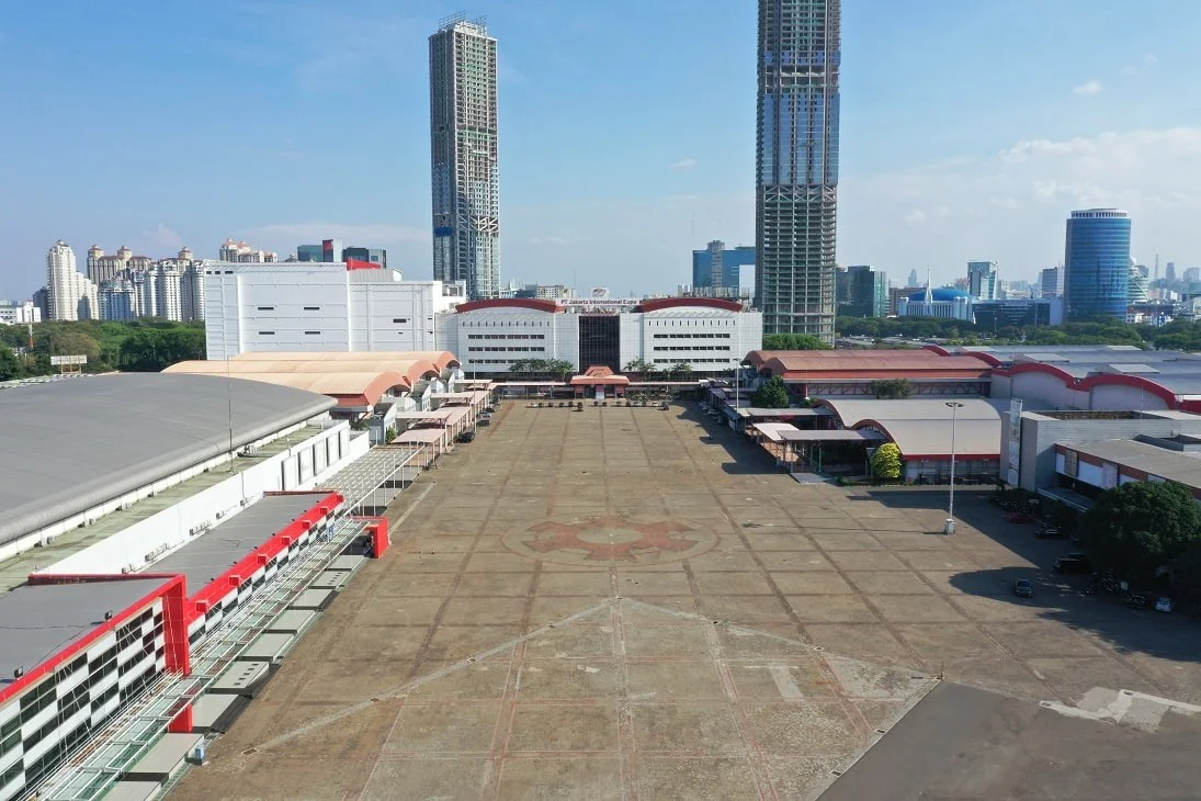 Gedung pameran JIExpo Kemayoran lokasi SIAL Interfood